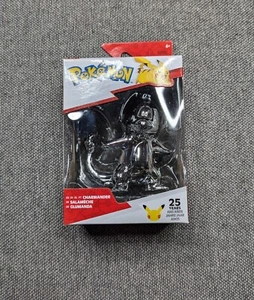 Charmander Pokemon 25th Years Anniversary Silver Age 3+ Series 1 New NIB Figure - Picture 1 of 5