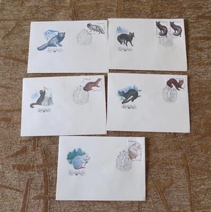 Vintage First day issue stamped envelope FDC Soviet Union old USSR CCCP Animals - Picture 1 of 8
