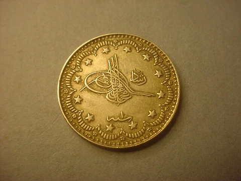 Turkey 5 Kurush AH 1327 year 1 = 1909 #75053 Cover
