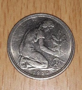 50 pfennig 1950 G Bundesrepublik Deutschland - Bild 1 von 2