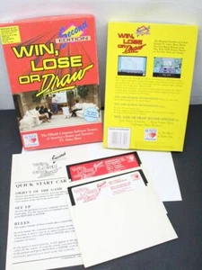 IBM Tandy WIn, Lose or Draw Second Edition 5.25" Floppy Disk Used - Imagen 1 de 5
