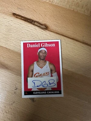 08-09 Topps '58-59 Variation Autographs Daniel Gibson (Cleveland Cavaliers) - Image 1 of 2
