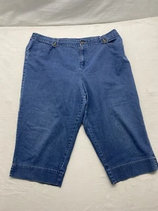 White Stag Jean Denim Shorts Size Women's 20W Pockets - Picture 1 of 13