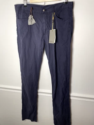 Canali Navy Blue Size 52 (US 36) Regular Mens Pant, NWT, MSRP $365 - Image 1 of 4