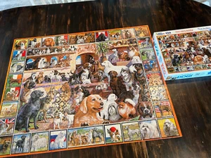 World of Dogs White Mountain Puzzle 1000 pc Jigsaw 141S USA Beagle Pug Terrier - Picture 1 of 6