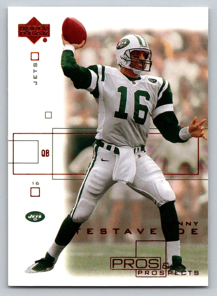 2001 Upper Deck Pros & Prospects #62 Vinny Testaverde - Image 1 of 2
