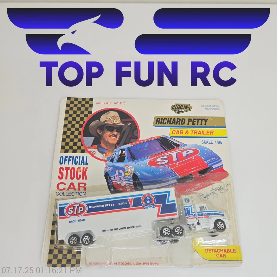 Road Champs 3010 Richard Petty cabina y remolque Foto 1 de 1