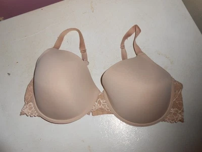 Sutiã feminino tamanho 40 D, bege florido por uso corporal essencial - Imagem 1 de 2