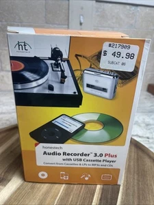 Honestech Audio Recorder 3.0 Plus with USB Cassette Player New Sealed - Picture 1 of 11