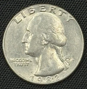 1982 D Münzzeichen zirkuliert Quarter Dollar - Bild 1 von 4