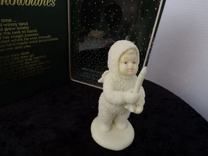 Christmas Snowbabies Dept 56 "Solo Una Piccola Candela" Racconti Invernali con Scatola - Foto 1 di 10