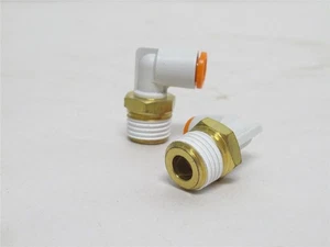 242675 Neu-ohne Karton; SMC KQ2L07-36S Lot-2; Winkel; 90 Grad; 1/4" PTC x 3/8" Gewinde - Bild 1 von 5