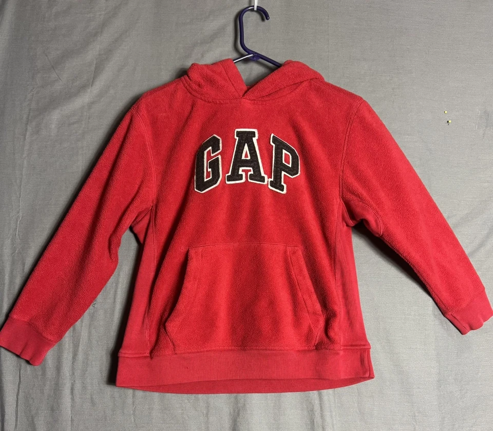 GAP Niños Sudadera con Capucha Niñas L 10 Pullover Polar Clásico Escuela Activo ** Ver Fotos*** Foto 1 de 4
