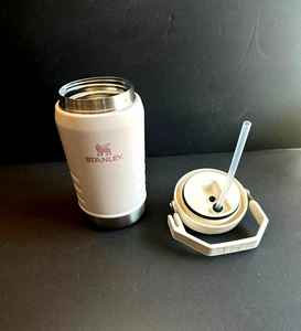 Stanley-IceFlow Vacuum Water Jug with Flip Straw Lid - 40 fl. oz Ivory never use - Picture 1 of 12