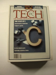 Lot of 9 PC TECH JOURNAL 1988 Vol. 6 - Back Issue COMPUTER Magazines (VG) - Picture 1 of 2