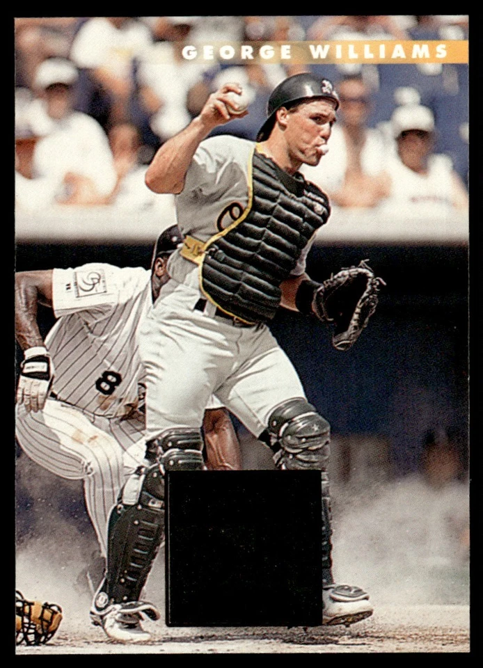 1996 Donruss #485 George Williams Oakland Athletics - Image 1 of 2