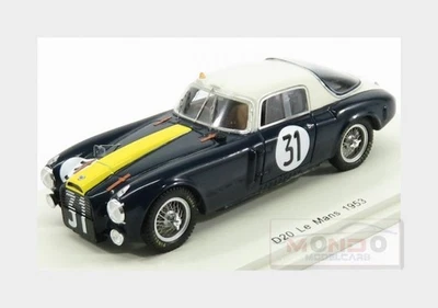 1:43 Spark Lancia D20 2.7L V6 Team Scuderia Lancia #31 24H Le Mans 1953 S4722 Mo - Immagine 1 di 2