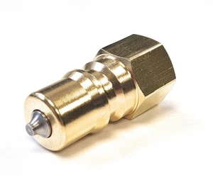 ISO SERIE B-1/4" BSP FEM ISO-B ENCHUFE LATÓN B72N4, Se adapta a Parker Serie 60 - Imagen 1 de 4