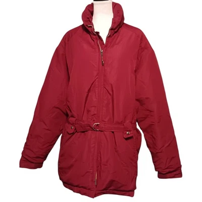 Vintage Seattle Quilt Co Comfy  Goose Down Coat Quilted  Winter  Jacket Sz L - Image 1 of 4