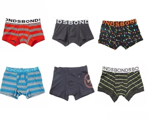Bonds Boys Fit Trunks Underwear Boyleg Wideband Black Blue White Orange - Picture 1 of 4