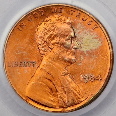 1984 1c Double Die Lincoln Memorial Cent - PCGS MS 67 RD OGH - Image 1 of 4
