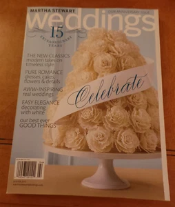 Martha Stewart Weddings 15th Anniversary Issue; # 51 Winter 2010 NF - Picture 1 of 2