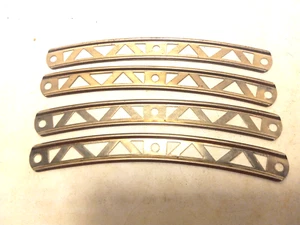 Gilbert Erector Part E 5" Nickel Plated Curved Girders: Set of 4 - Picture 1 of 1