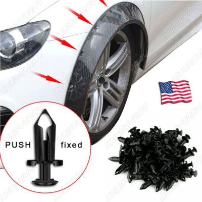 Panel de carrocería de pasador de empuje de retenedor de 100 clips guardabarros CAN AM Commander Maverick Outlander Foto 1 de 4