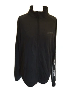 Men’s George Black Track Top Fleece Jacket U.K. Large 42-44” Chest T6014 - Picture 1 of 7