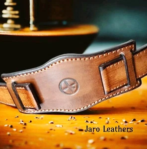 Cinturino orologio in vera pelle - cucito a mano | adatto alla maggior parte degli orologi | idea regalo - Foto 1 di 10