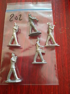 Figuren ca 1:43 5 Zinnfiguren militär historisch unbemalt (202) - Bild 1 von 1
