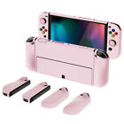 PlayVital AlterGrips Protective Slim Case for Switch OLED Cherry Blossoms Pink