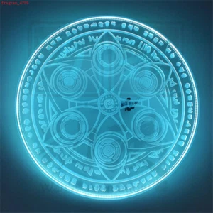 Anime Frieren: Beyond Journey's End Fern Cosplay Props Handheld LED Magic Plate - Picture 1 of 4