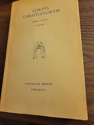Corpus Christianorum Series Latina LXXVIII S. Hieronymi Presbyteri Operal ParsII - Image 1 of 4