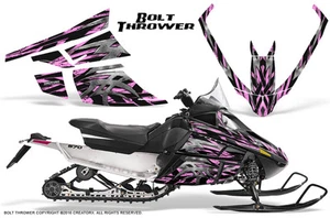 ARCTIC CAT F SERIES SNOWMOBILE GRAPHICS KIT CREATORX BOLT THROWER PINK LITE - Picture 1 of 1