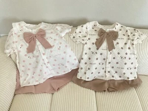 Girls Cute Comfy Outfit | Bow Top & Shorts | Multicolor| Summer Essential - Picture 1 of 4