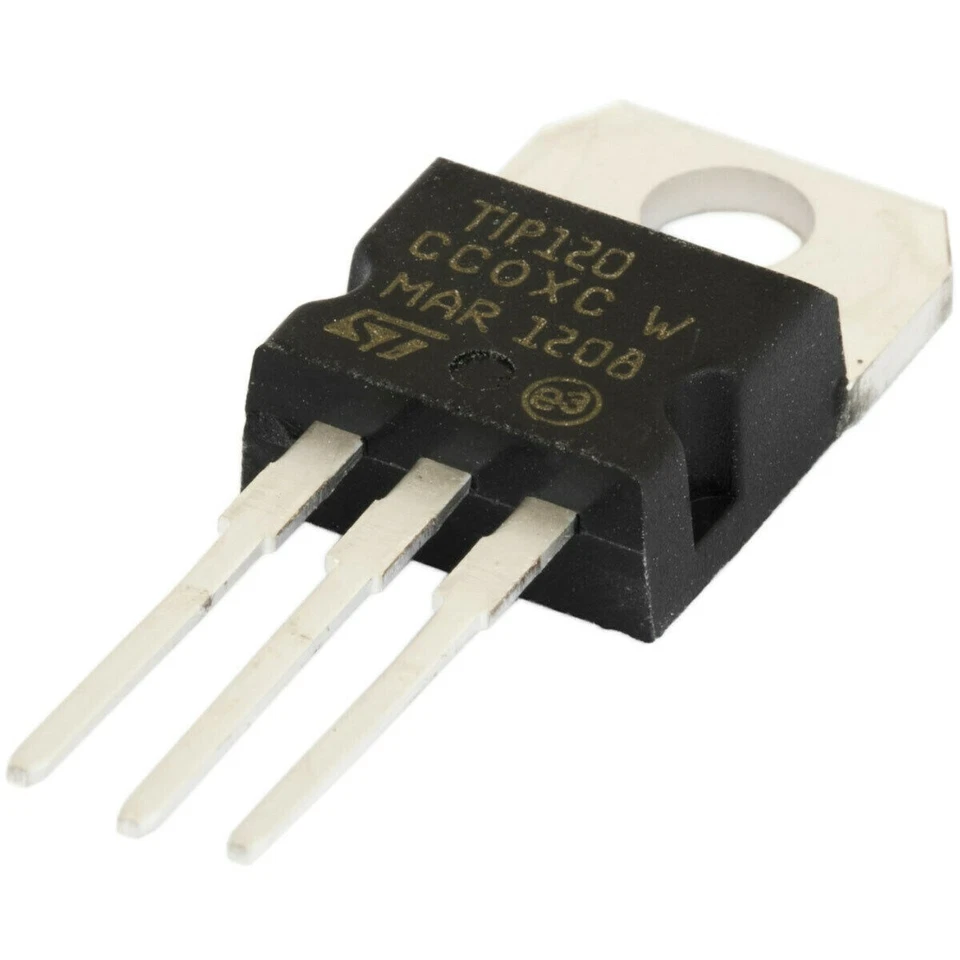 3PCS STMicroelectronics TIP120 BJT Power Darlington Transistor NPN TO220 - Image 1 of 1