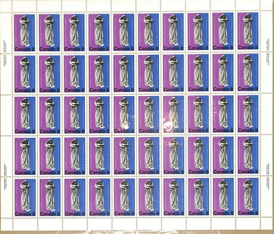 CANADA - PO SEALED SHEET OF 50 STAMPS  - SCOTT 669 - Supreme Court Centenary - Image 1 of 2