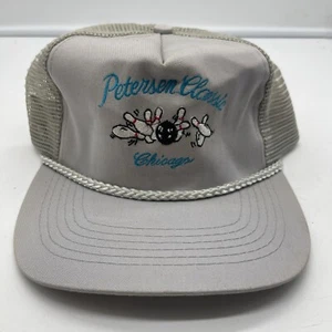Sombrero de Colección SnapBack Peterson Clásico Chicago Bowling Gris Cuerda en Ala Malla - Imagen 1 de 7