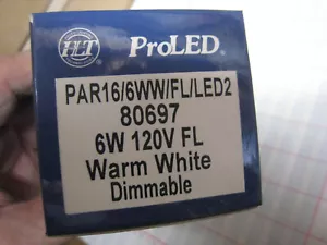 PROLED 80697 LED PAR16 6W E26 ProLED PAR16/6NW/FL/LED 120v Warm White - Picture 1 of 3