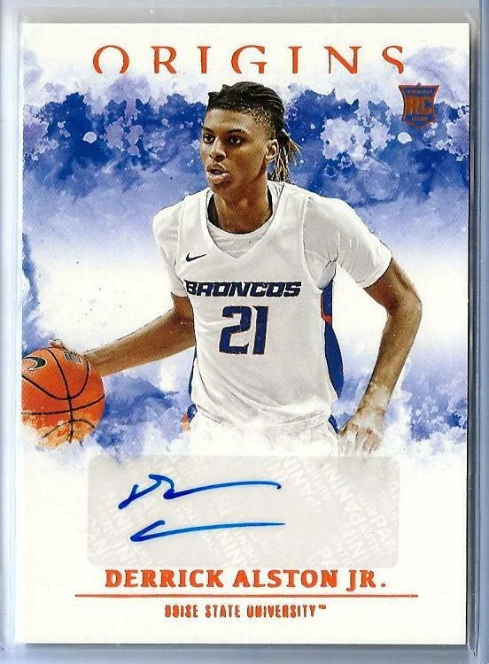 2021 CHRONICLES DRAFT ORIGINS DERRICK ALSTON JR ORANGE RC ROOKIE AUTO AUTOGRAPH - Image 1 of 1