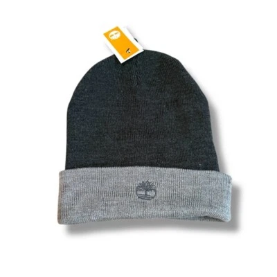 Timberland Nuevo con Etiquetas Gorro Unisex Talla Gris Tejido Invierno Clima Frío Accesorio Foto 1 de 4