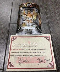 ULTIMATE WARRIOR CLÁSICA FIRMADA SUPER STARS 7" FIGURA JAKKS GUERRERO AUTENTICIDAD RARA WWE - Imagen 1 de 6