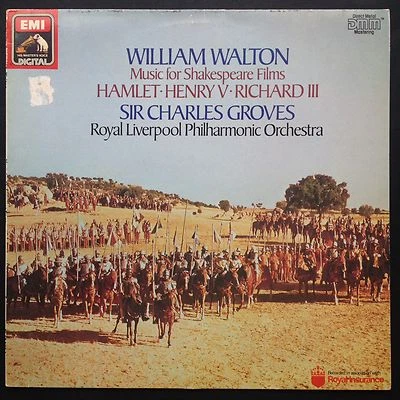 Walton RICHARD III • HENRY V (Music For Shakespeare Films) Soundtracks LP Groves - Image 1 of 4