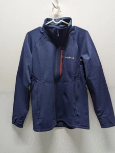 Montbell Trail Action Fleece Jacket Zipper pocket Navy Size M Men's Fashion - Picture 1 of 6