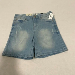 Ruum Girls Denim Hi Rise Shorts NWT Size 7 - Picture 1 of 4