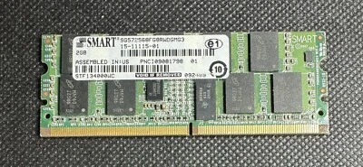 Cisco 15-11115-01 SMART SG572568FG8RWDGMG3 2GB PC2-2400 DDR2 2RX8 244Pin Mini - Image 1 of 4