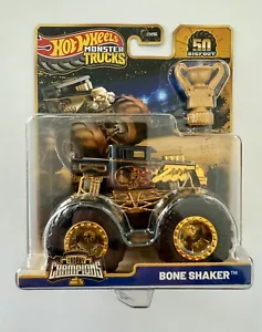 Hot Wheels Monster Trucks BONE SHAKER 50 BIGFOOT Trophy Champions Raro!! - Foto 1 di 1