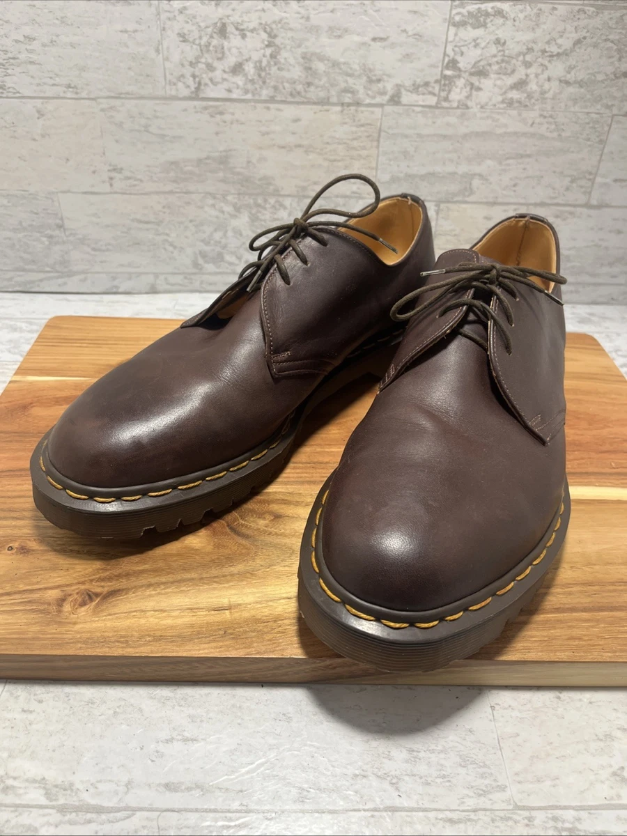 Dr. Martens 1461 Brown Leather Casual Shoes for Men for sale | eBay