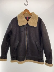 Alpha Industries  Shearling Flight Jacket/Xl/Polyester/Blk/Plain 12311 - Picture 1 of 9